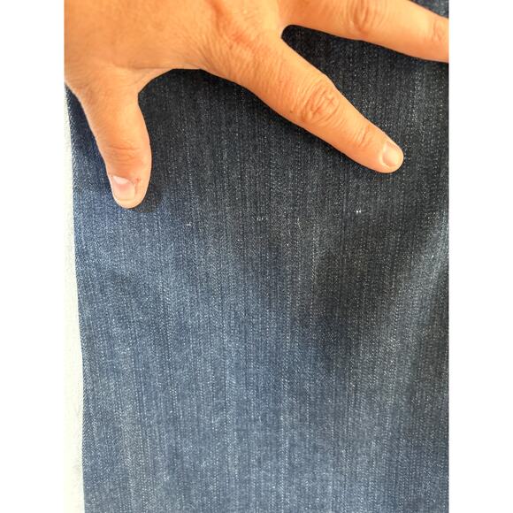 Vintage Union Bay Jeans 7 High Rise Flare Blue Denim Stretch Y2K - Picture 9 of 13